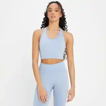 Myprotein Mp coosure seamless sportbeha voor dames - blauwe lucht - xs aanbieding