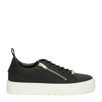 Nelson Schoenen Antony morato gold zipper lage sneakers aanbieding