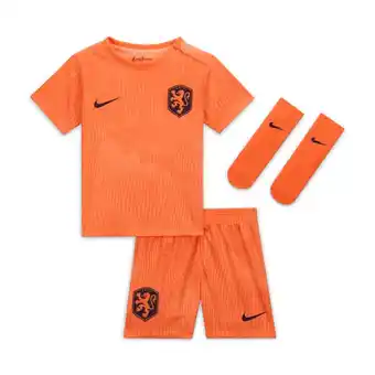 Nike Nike nederland 2023 thuis dri-fit driedelig tenue voor baby's/peuters - oranje aanbieding