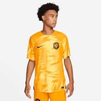 Nike Nike nederland 2022/23 match thuis dri-fit adv voetbalshirt voor heren - oranje aanbieding