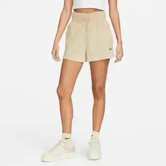 Nike Nike sportswear badstofshorts voor dames - bruin aanbieding