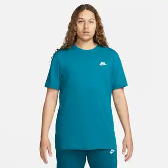 Nike Nike sportswear club t-shirt voor heren - groen aanbieding