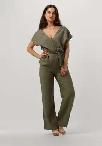 Omoda Another label dames broeken fae jumpsuit s/l - groen aanbieding