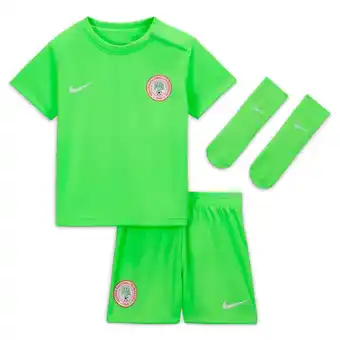 Nike Nike nigeria 2023 thuis dri-fit driedelig tenue voor baby's/peuters - groen aanbieding