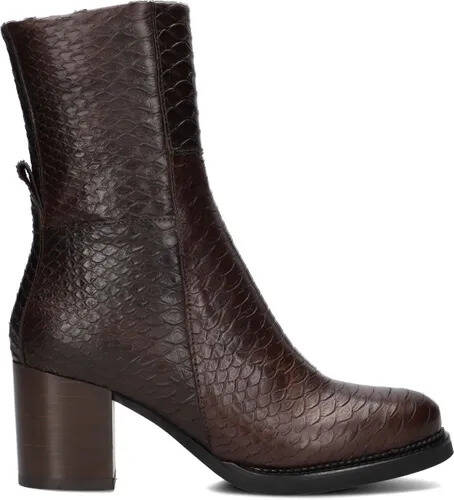 Shabbies dames enkellaarsjes 183020318 bruin aanbieding bij Omoda