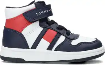 Omoda Tommy hilfiger jongens hoge sneakers 32477 - blauw aanbieding