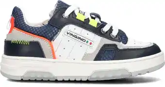 Omoda Vingino jongens lage sneakers dani - blauw aanbieding