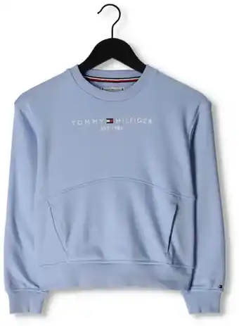 Omoda Tommy hilfiger meisjes truien & vesten essential cnk sweatshirt l/s - blauw aanbieding