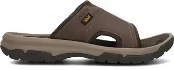 Omoda Teva heren slippers langdon slide - bruin aanbieding