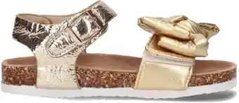 Omoda Colors of california meisjes sandalen new bio sandal bow - goud aanbieding