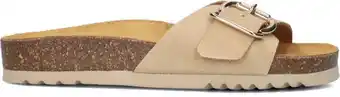 Omoda Scholl dames slippers eveline - beige aanbieding