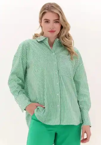 Omoda Moves dames blouses elanu 2577 - groen aanbieding