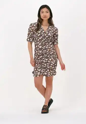 Omoda Colourful rebel dames jurken peyton mimiflower smoch dress - lichtroze aanbieding