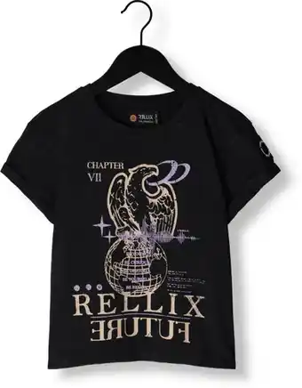 Omoda Rellix meisjes tops & t-shirts t-shirt ss - zwart aanbieding