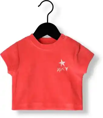 Omoda Alix mini baby tops & t-shirts baby knitted terry t-shirt - koraal aanbieding