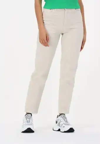 Omoda Gestuz dames jeans dena hw mom twill jeans - ecru aanbieding