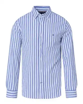 Only for Men Tommy hilfiger menswear casual heren overhemd lm aanbieding