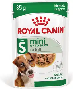 Intratuin Royal canin hondenvoer mini adult 85 g 12 stuks aanbieding
