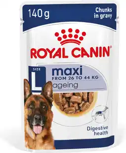Intratuin Royal canin hondenvoer in saus maxi ageing 8+ 140 g 10 stuks aanbieding