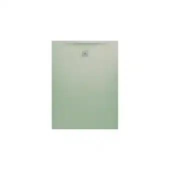 Sanitairwinkel.nl Laufen pro douchebak 100x120x3.3cm rechthoek afvoer korte zijde marbond light grey aanbieding