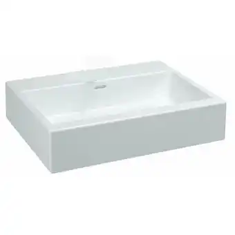 Sanitairwinkel.nl Laufen living city wastafel 60x46x15.5cm zonder kraangat met overloop keramiek wit aanbieding