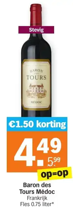 Albert Heijn Baron des tours medoc aanbieding