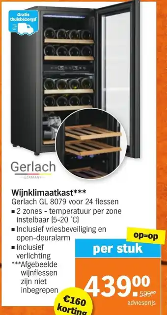 Albert Heijn Wijnklimaatkast aanbieding