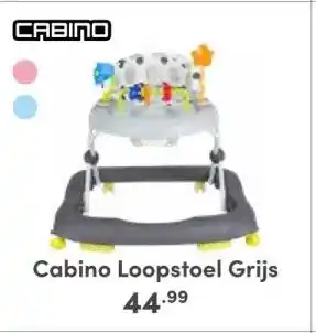 Baby & Tiener Cabino Loopstoel Grijs aanbieding