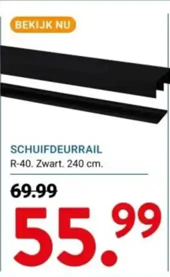 Kluswijs SCHUIFDEURRAIL aanbieding