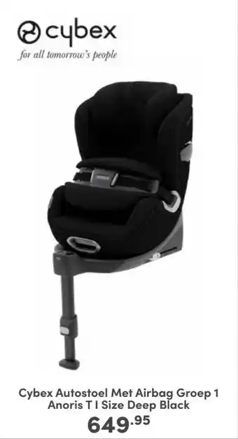 Baby & Tiener Cybex Autostoel Met Airbag Groep 1 Anoris T I Size Deep Black aanbieding