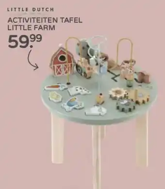 Prenatal LITTLE DUTCH ACTIVITEITEN TAFEL LITTLE FARM aanbieding