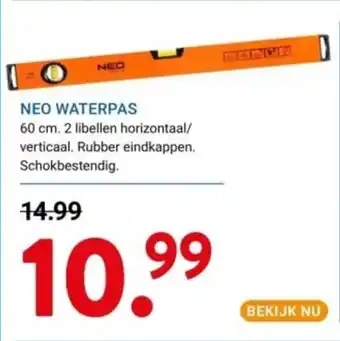 Kluswijs NEO WATERPAS 60 cm aanbieding