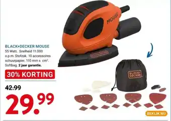 Kluswijs BLACK+DECKER MOUSE aanbieding