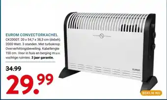 Kluswijs EUROM CONVECTORKACHEL aanbieding