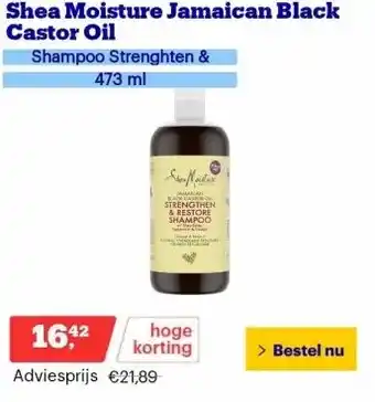 Bol.com Shea Moisture Jamaican Black Castor Oil aanbieding