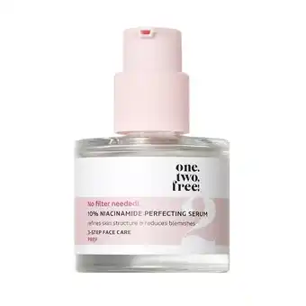 Douglas One.two.free! stap 2: voorbereiding 10% niacinamide perfecting aanbieding