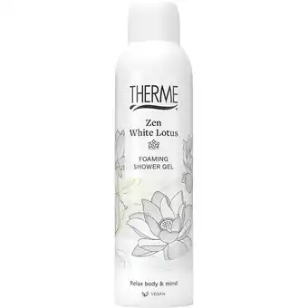 Douglas Therme zen white lotus foaming shower gel aanbieding