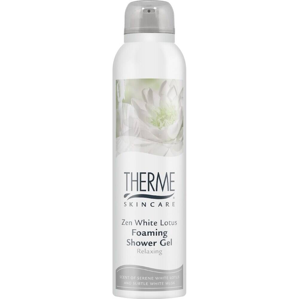 Therme zen white lotus foaming shower gel aanbieding bij Douglas
