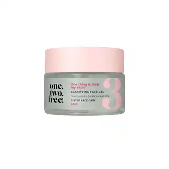 Douglas One.two.free! stap 3: verzorging clarifying face gel aanbieding