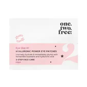 Douglas One.two.free! stap 3: verzorging hyaluronic power eye patches aanbieding