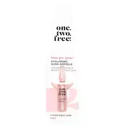 Douglas One.two.free! stap 2: voorbereiding hyaluronic glow aanbieding