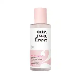 Douglas One.two.free! stap 1: reiniging aha + pha clarifying toner aanbieding