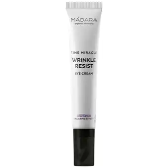 Douglas Mádara time miracle wrinkle resist eye cream with applicator aanbieding