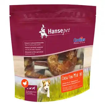 Zooplus 15% korting! hansepet cookies - cookies chew fun mix met kip (380g) aanbieding