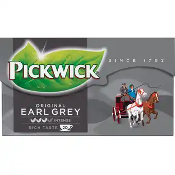 Dekamarkt Pickwick earl grey zwarte thee aanbieding