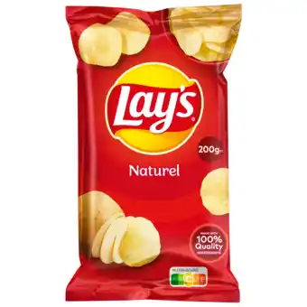 Dekamarkt Lay's chips naturel aanbieding