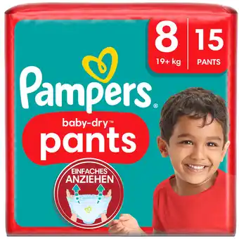 Dekamarkt Pampers baby-dry pants maat 8 aanbieding