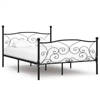 fonQ Vidaxl bedframe zwart 120 x 200 cm aanbieding