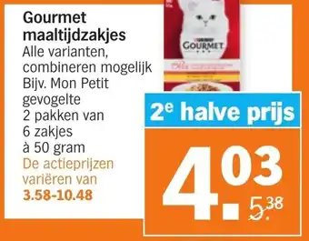 Albert Heijn Gourmet maaltijdzakjes aanbieding