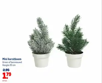 Makro Mini kerstboom aanbieding